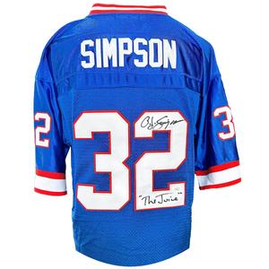 OJ Simpson Signed Inscribed "The Juice" Buffalo Bills Jersey JSA COA Blue O.J. Websites Cheap Pice