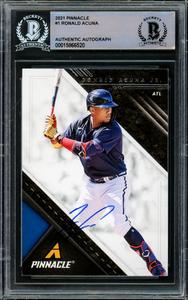 Ronald Acuna Jr. Autographed 2021 Panini Pinnacle Card Braves Beckett #15866520 Outlet Best Seller