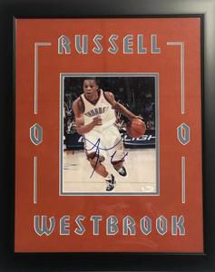 Russell Westbrook Autographed Framed Photo (JSA) Cheap Pices Authentic