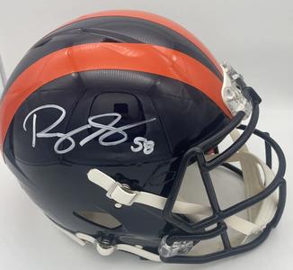 Roquan Smith Signed Speed Authentic FS Throwback Helmet Bears Autograph BAS COA Sale Low Shipping Fee