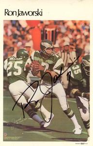 Ron Jaworski Signed Philadelphia Eagles Mini Poster 37/50 Beckett 46162 Free Shipping Shop For