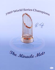 RON TAYLOR SIGNED THE MIRACLE METS 1969 WORLD SERIES CHAMPIONS 16x20 TROPHY PIC Online Online With Mastercard
