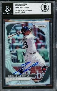 Ronald Acuna Jr. Autographed 2020 Panini Prizm Card Braves Beckett #16710846 Big Discount Cheap Pice