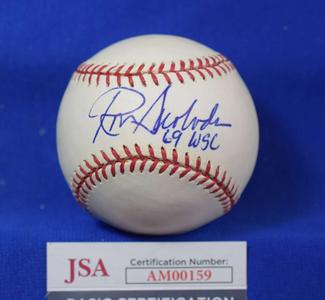 Ron Swoboda 69 WSC JSA COA Autograph Major League OML Signed Baseball Cheapest