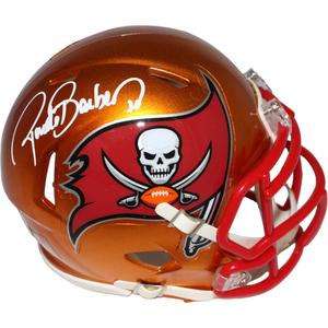 Ronde Barber Signed Tampa Bay Buccaneers Flash Mini Helmet Beckett 42353 Sale Real