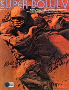 Roy Jefferson & Bill Curry Signed Baltimore Colts 8x10 Photo Beckett 47752 Fashionable Sale Online