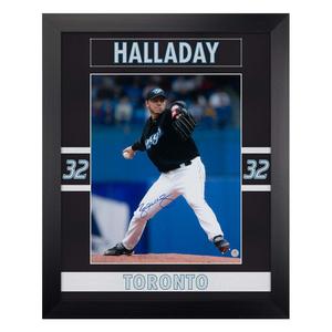 Roy Halladay Signed Toronto Blue Jays Uniform Graphic 26x32 Frame Discount Codes Really Cheap