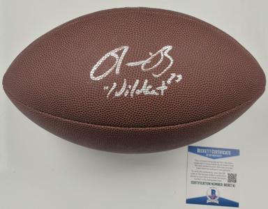 Ronnie Brown signed "Wildcat" Football autograph  Beckett BAS COA Reliable For Sale