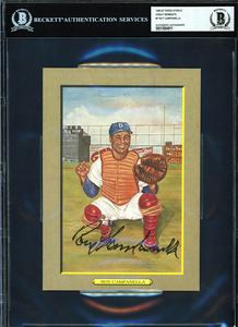 Roy Campanella Autographed 1985 Perez Steele Great Moments Card Dodgers Beckett Store Cheap Online