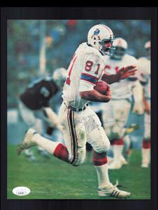 Russ Francis JSA Autograph 70`s 8x10 Signed Vintage Photo Patriots Free Shipping Original