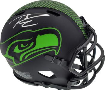 RUSSELL WILSON AUTOGRAPHED SIGNED ECLIPSE BLACK SEAHAWKS MINI HELMET RW 178961 Sale Pick A Best