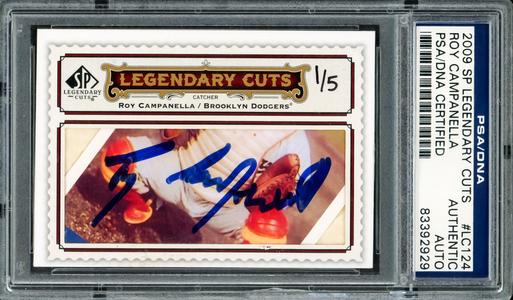 Roy Campanella Auto 2009 Upper Deck SP Legendary Cuts Card Dodgers 1/5 PSA/DNA Cheap Sale Fashionable