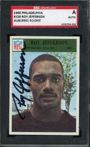 Roy Jefferson SGC Signed 1966 Philadelphia Rookie Autograph Newest Cheap Pice
