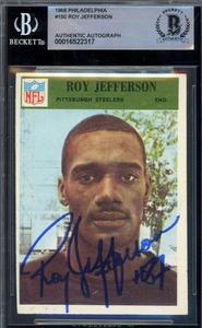 Roy Jefferson Beckett BAS Signed 1966 Philadelphia Rookie Autograph How Much Online
