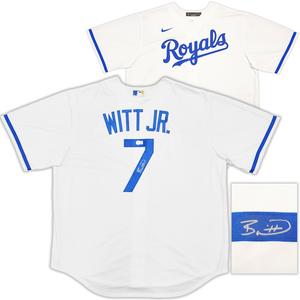 ROYALS BOBBY WITT JR. AUTOGRAPHED WHITE NIKE JERSEY XL BECKETT WITNESS 228962 With Mastercard Cheap Online
