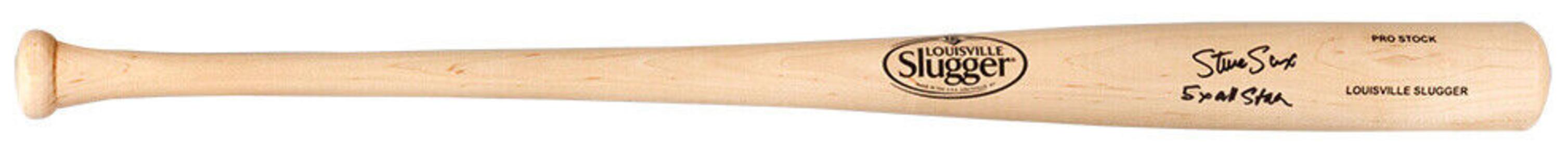 Steve Sax Signed Louisville Slugger Blonde Baseball Bat w/5x All Star - (SS COA) Free Shipping Manchester