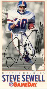 Steve Sewell Autographed 1992 Gameday #54 Trading Card Beckett 44792 Clearance Exclusive