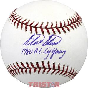 Steve Stone Autographed ML Baseball Inscribed 1980 AL Cy Young PSA Free Shipping Cheap Pice
