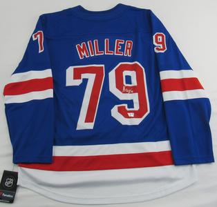 K'andre Miller Signed Replica Rangers Jersey Fanatics Hologram Get Authentic For Sale