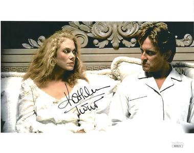 Kathleen Turner signed War of the Roses 8x10 Photo- JSA Holo w/ Michael Douglas Cheap Pice Store