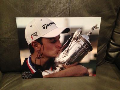 JUSTIN ROSE SIGNED AUTOGRAPHED 8X10 PHOTO GOLF PGA MASTERS U.S OPEN COA #3 Free Shipping Low Pice Fee Shipping