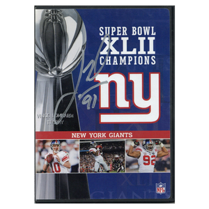 Justin Tuck New York Giants Super Bowl XLII Autographed Signed DVD (J&R LOA) Cheap Sale For Cheap