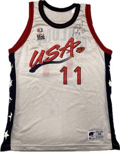 KARL MALONE signed jersey PSA/DNA Utah Jazz Team USA Autographed Outlet Get To Buy