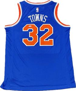 Karl Anthony Towns Signed Jersey PSA/DNA New York Knicks Autographed Cheap With Mastercard