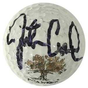 Justin Leonard Autographed / Signed Golf Ball Sale Visit