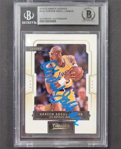 Kareem Abdul-Jabbar signed 2015 Panini Classics Legends #KAJ card  BAS Auto Clearance Fast Delivery