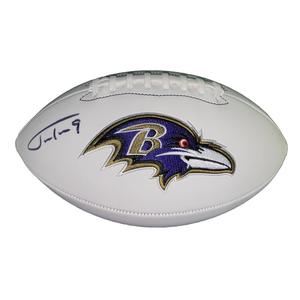 Justin Tucker Signed Baltimore Ravens Official NFL Team Logo Football (BECKETT ) Shop For