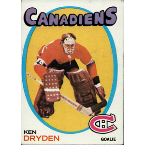 Ken Dryden Montreal Canadiens 1971 Topps #45 Rookie RC Discount Countdown Package