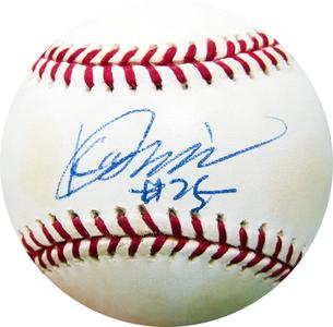 Kazuo Matsui Autographed Official Major League Baseball Cheap Pictures
