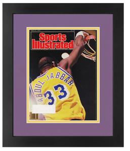 Kareem Abdul-Jabbar Matted in Lakers Team Colors and Professionally Framed Sports Illustrated Magazine June 22, 1987 Original Issue 2025 Unisex