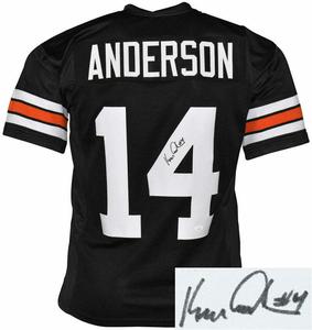 Ken Anderson signed Cincinnati Black TB Custom Stitched Pro Style Jersey #14-JSA Sale Discount