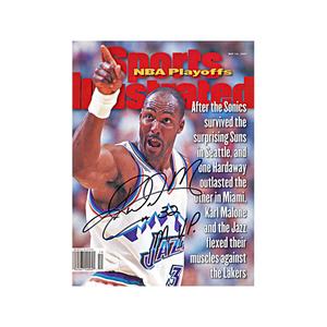 Karl Malone Utah Jazz Autographed Signed May 1997 Sports Illustrated (JSA COA) Order Cheap Pice