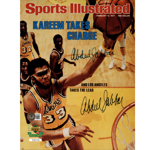 Kareem Abdul Jabbar Los Angeles Lakers Autographed Signed 2/14/77 Sports Illustrated Cover Print (Beckett Holo #BJ033642) Outlet Wiki