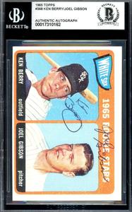 Ken Berry Joel Gibson Beckett BAS Signed 1965 Topps Rookie Autograph 2025 Cheap Online