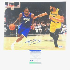 Kawhi Leonard Signed 11x14 Photo PSA/DNA Los Angeles Clippers Autographed Cheap Pice Top Quality