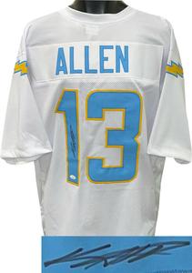 Keenan Allen signed White Custom Stitched Pro Style FB Jersey XL- JSA Witnessed Brand New Unisex Cheap Online