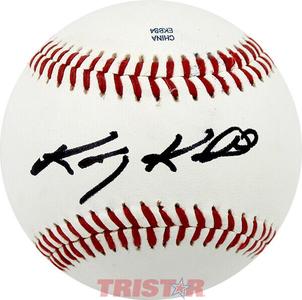 Kasey Kahne Signed Autographed Southern League Baseball TRISTAR - Leavine Racing Ebay