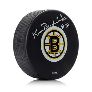 Ken Broderick Boston Bruins Autographed Hockey Puck Cheap Pictures