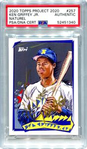 Ken Griffey Jr Signed Topps Project 2020 Card #257 Inscribed 10x GG Gold 1/1 PSA Sale 2025 New