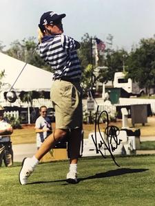 Kelly Robbins Signed Golf 8x10 Photo Visit New