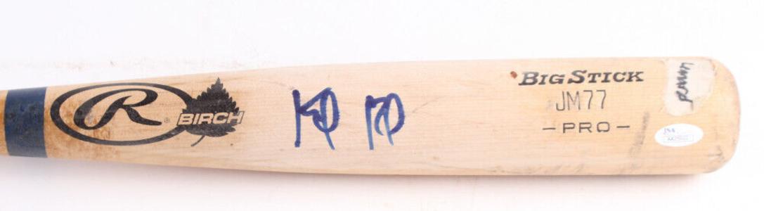 KEIBERT RUIZ SIGNED GAME USED RAWLINGS BIRCH BIG STICK JM77 PRO BASEBALL BAT JSA Cheap Sale Store