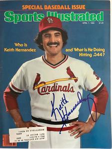 Keith Hernandez Signed Sports Illustrated - April 7 1980 Cheap Free Shipping