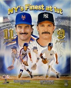 Keith Hernandez Mets Signed NY Finest 16x20 Photo W/ Don Mattingly IronClad Coa Clearance Cost