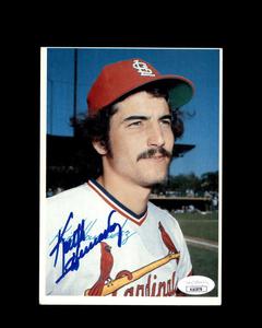 Keith Hernandez JSA Coa Signed 1980 Topps Super Autograph Buy Cheap Free Shipping