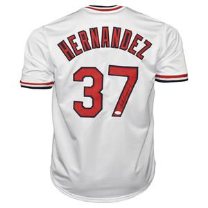 Keith Hernandez Signed St Louis White Baseball Jersey (JSA) Outlet Extremely