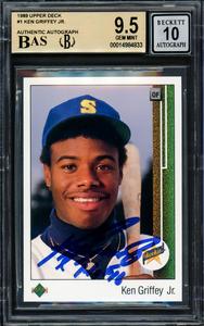Ken Griffey Jr. 1989 Upper Deck RC BGS 9.5 Gem 10 Auto HOF 16 Beckett 14984833 Discount Best Pices
